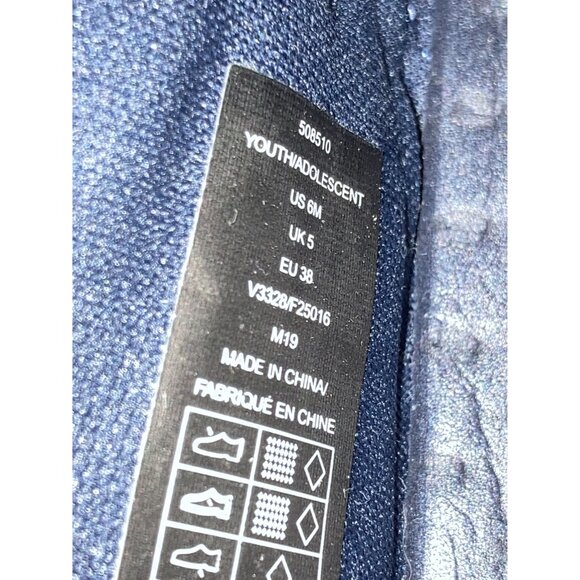 Lands End Youth Size 6M Colorful Swirl Sneakers hook loop Strap  Mesh Upper - Picture 2 of 8